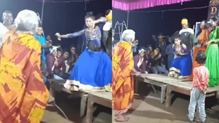 Furious Old Woman Tries To Hit Dancer With Stick; Girl Continues To Tease Elderly In Viral Video